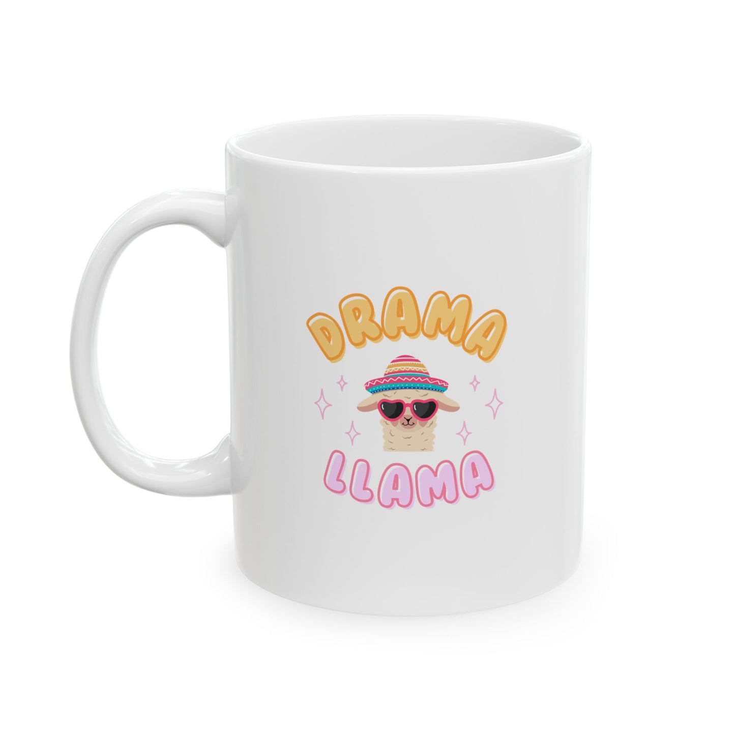 Drama Llama "V1" Ceramic Mug, (11oz, 15oz) Printify