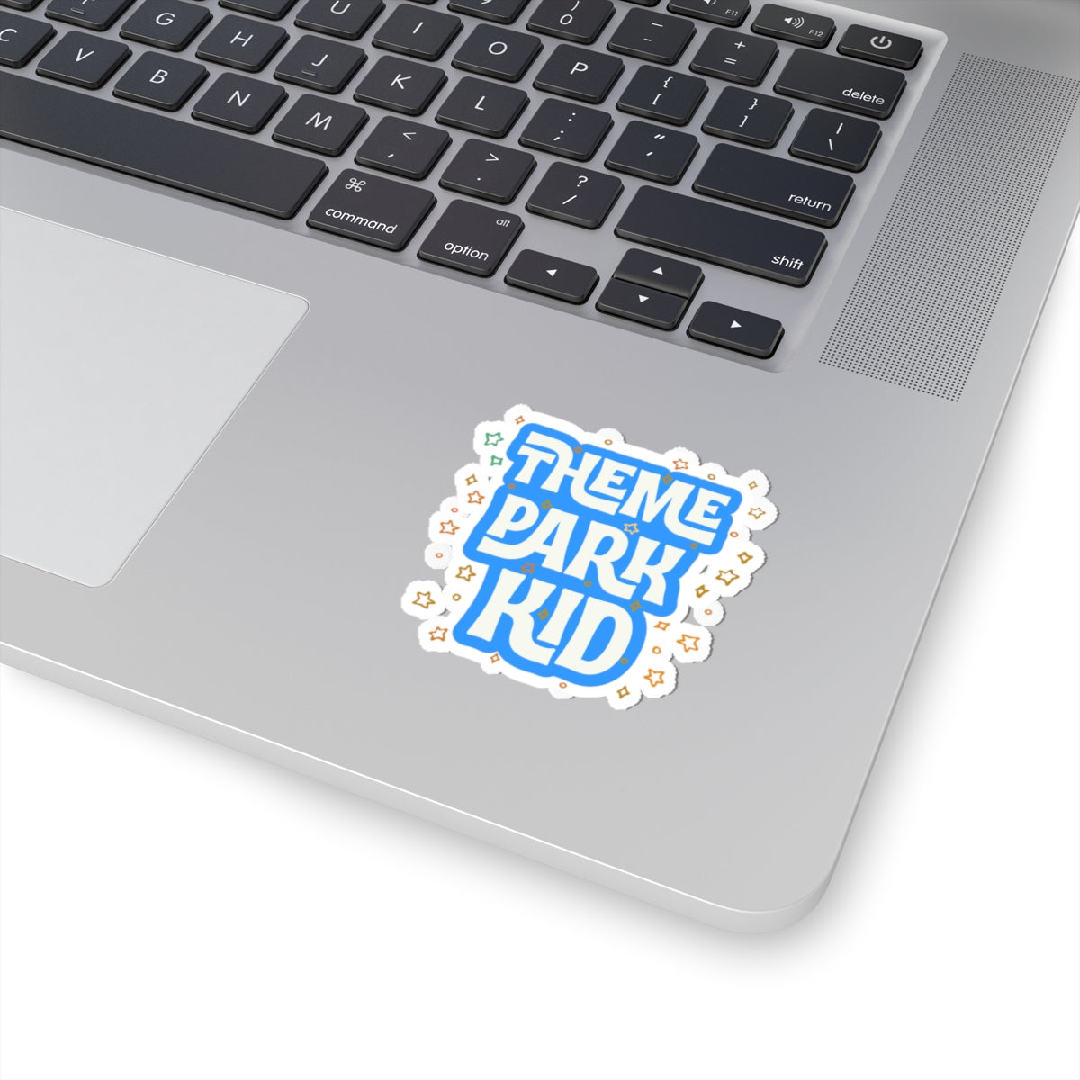 Theme Park Kid Sticker Printify