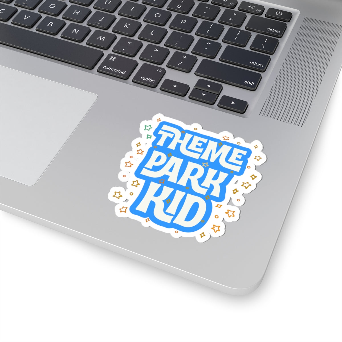 Theme Park Kid Sticker Printify