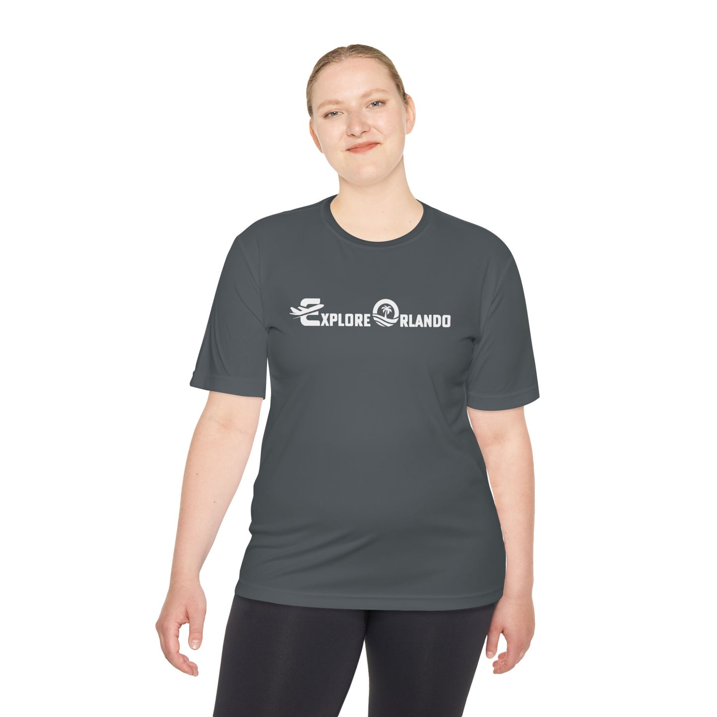Explore Orlando Performance Tee - White Logo Printify