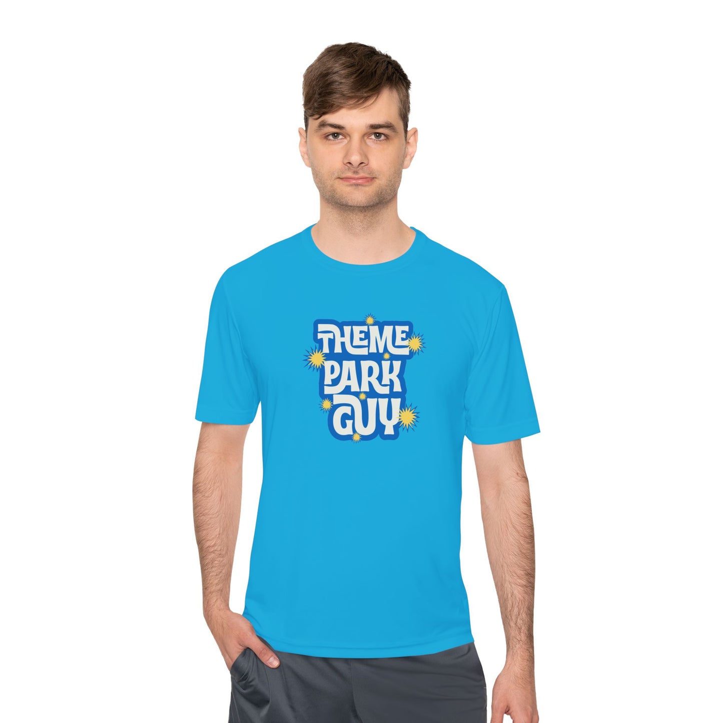 Theme Park Guy Performance Tee Printify