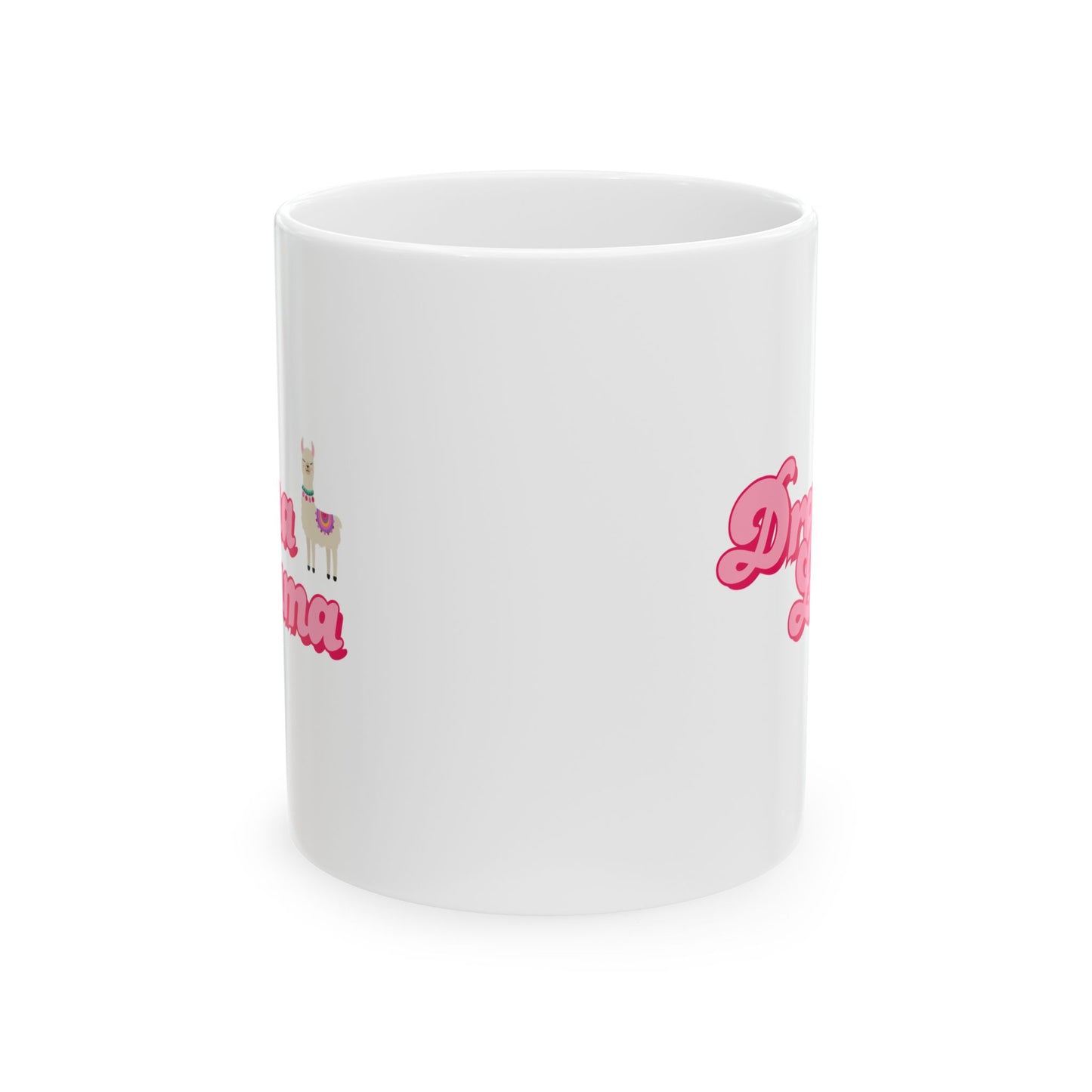 Drama Llama "V2" Ceramic Mug, (11oz, 15oz) Printify