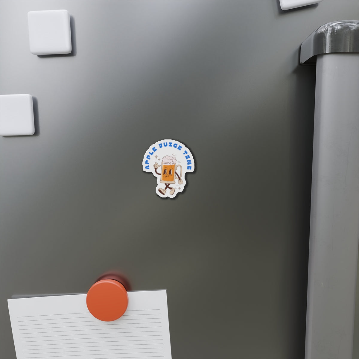 Apple Juice Time Die-Cut Magnet Printify