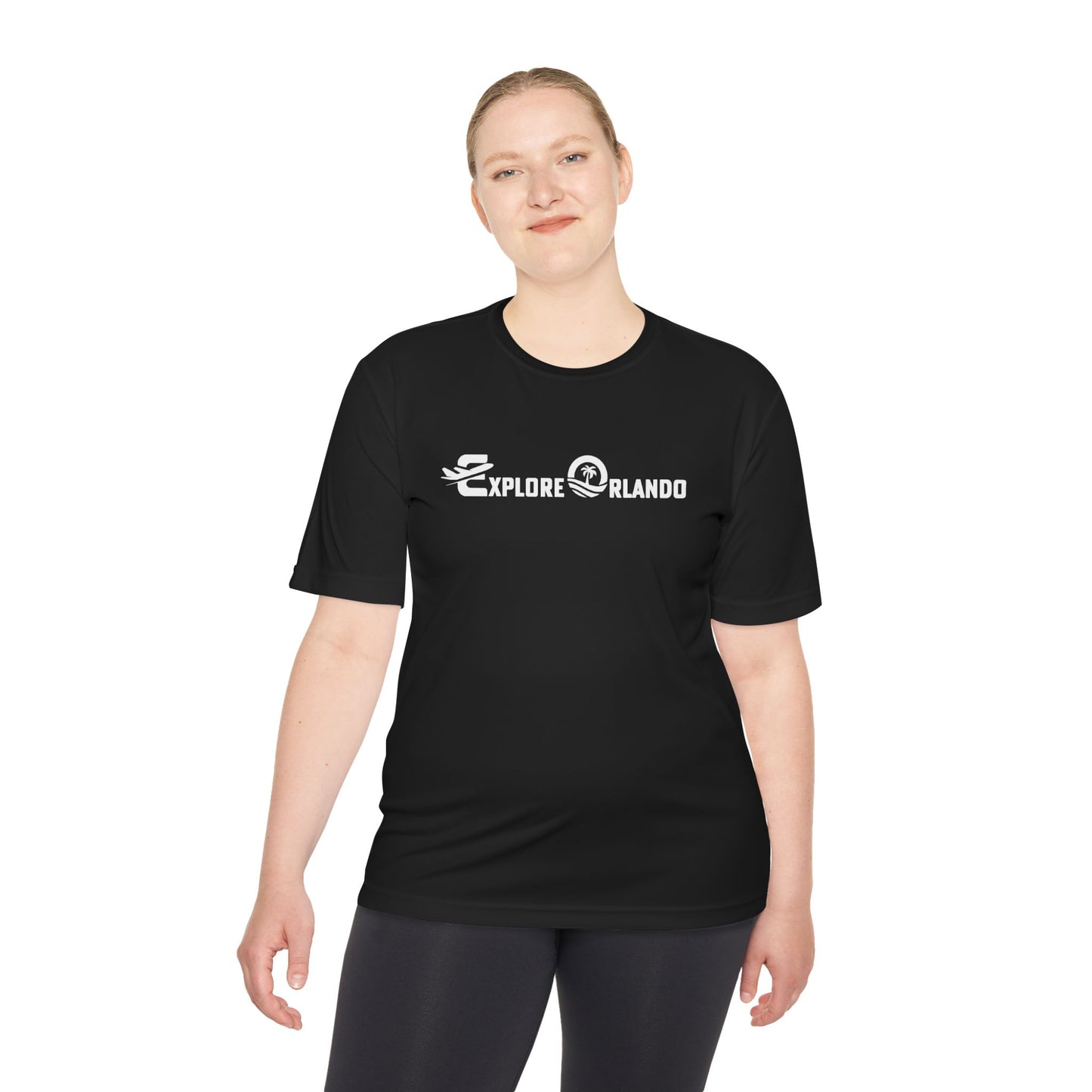 Explore Orlando Performance Tee - White Logo Printify